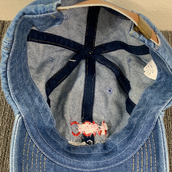 MSC Walbridge Coatings Inc Baseball Hat Unisex OSFA Blue Denim Pre-washed Cap - Picture 12 of 13